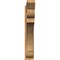 Ekena Millwork Olympic Slat Rough Sawn Outlooker, Western Red Cedar, 8"W x 48"D x 48"H OUT08X48X48OLY06RWR - alternate 3